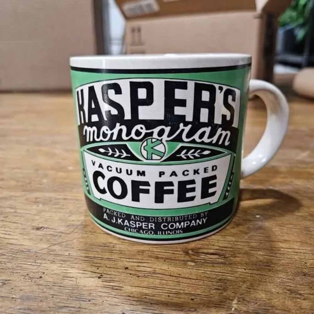 Vintage A.J. Kasper Co. Monogram Coffee Mug
